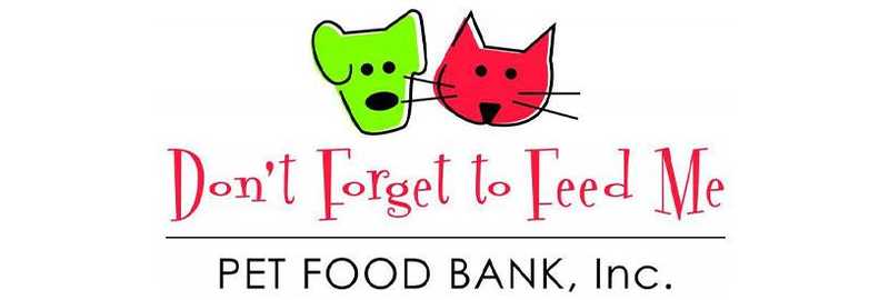 Don't Forget To Feed Me Pet Food Bank Logo